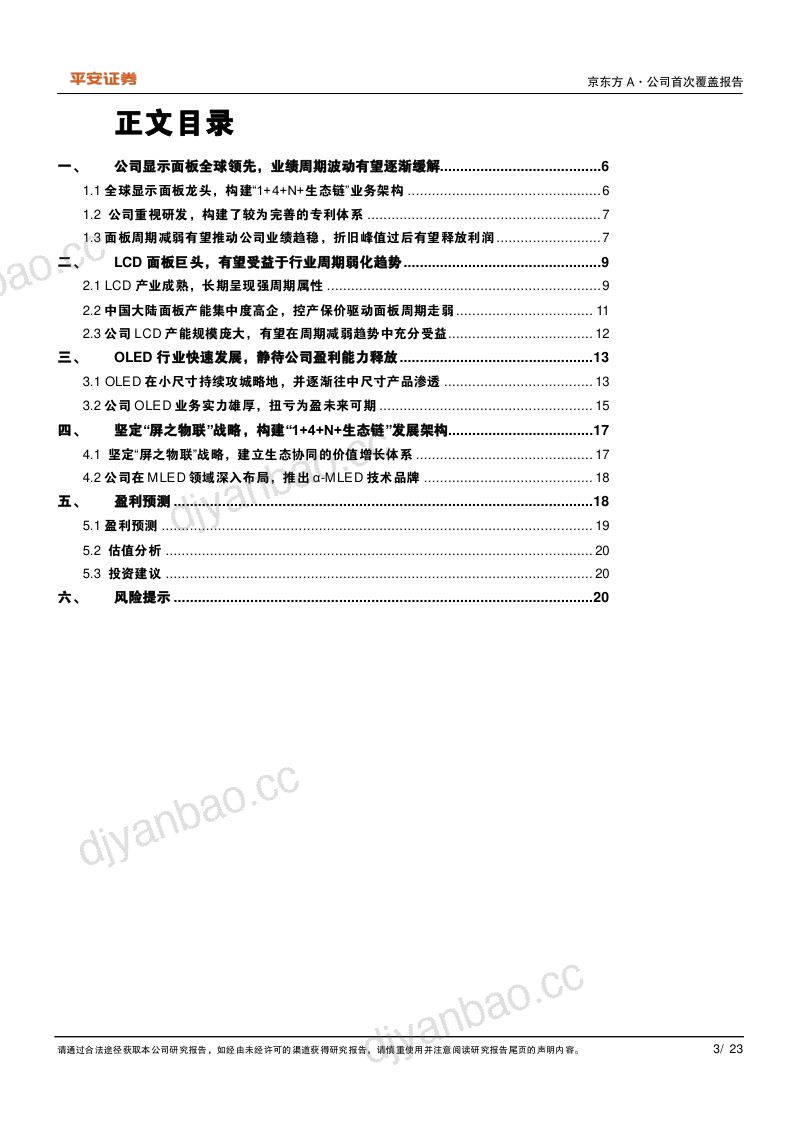 京东方A-公司研究报告-LCD&OLED双龙头半导体显示领航者-240513(23页) 第3页