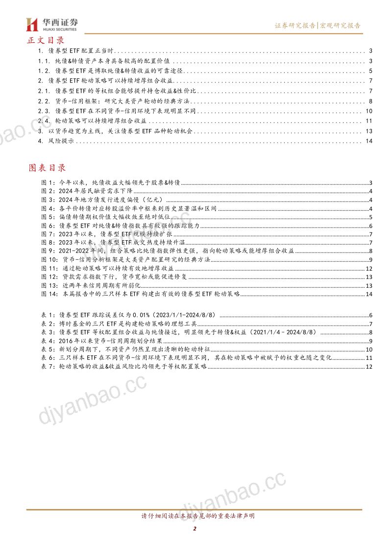 如何构建有效的债券型ETF轮动策略-240819(16页) 第2页