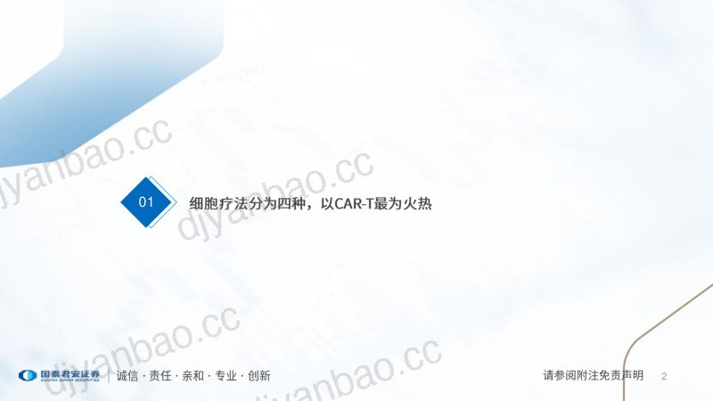 医药行业创新药平台技术系列报告：CAR~T快速发展为治愈带来希望-230201（21页） 第3页