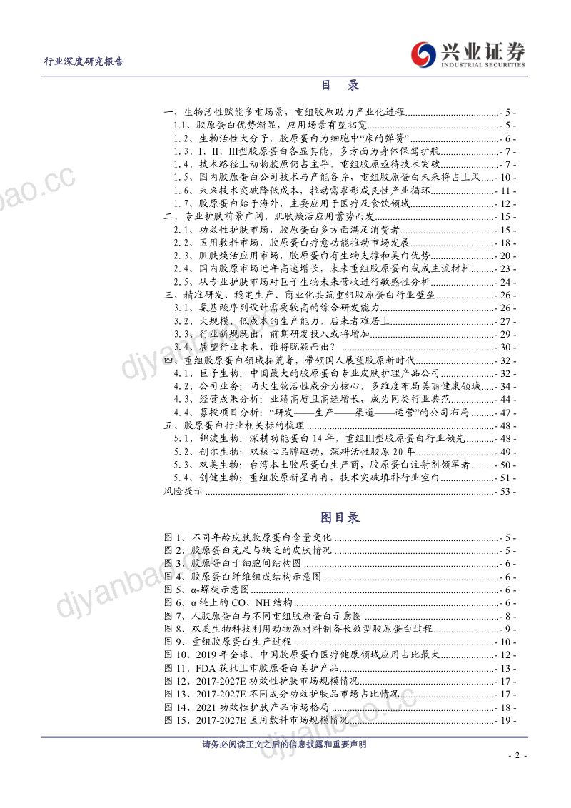 胶原蛋白行业深度报告：胶原蛋白蓝海市场一超多强格局形成-230311（54页） 第2页