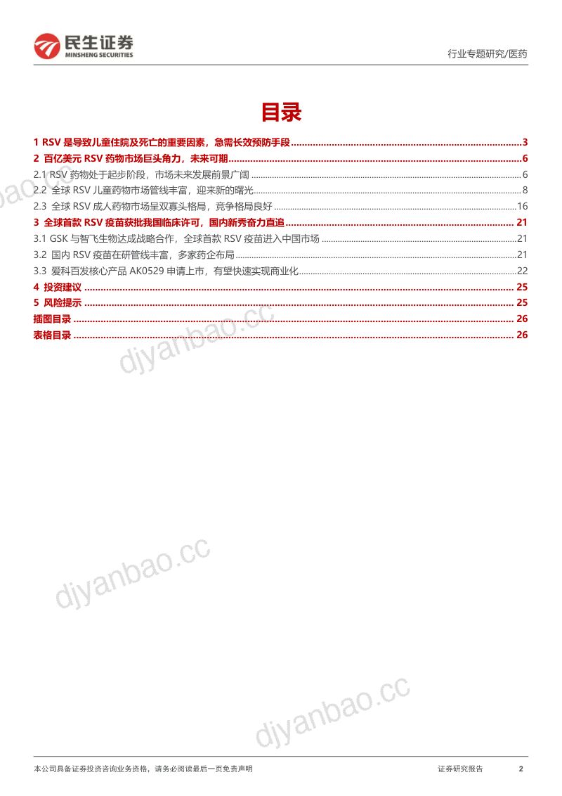 医药行业专题报告：新产品快速放量呼吸道合胞病毒领域未来可期-231114（27页） 第2页