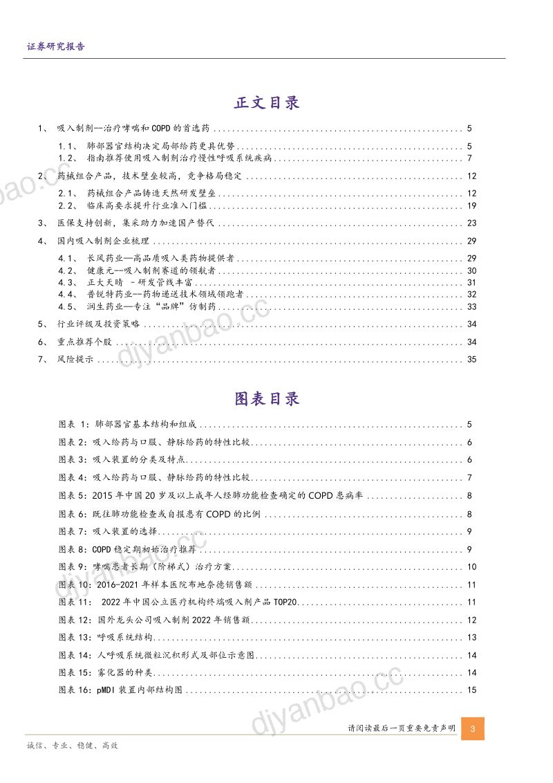 医药生物行业深度报告:政策扶持吸入制剂行业替代进口进程加速-240117(37页) 第3页