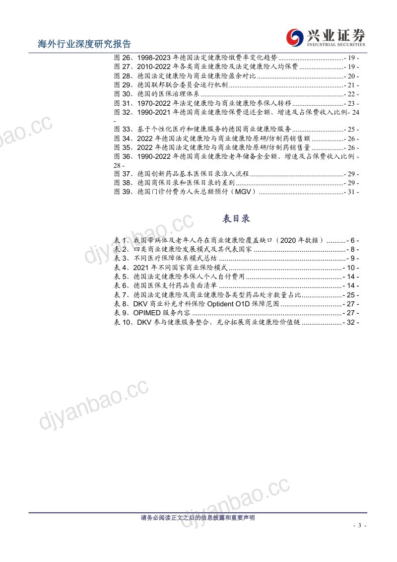 医药生物行业:海外商业健康险复盘系列报告1德国商业健康险如何实现盈利?-240331(34页) 第3页
