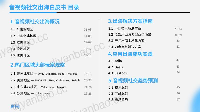 声网：2023音视频社交出海白皮书（55页） 第2页