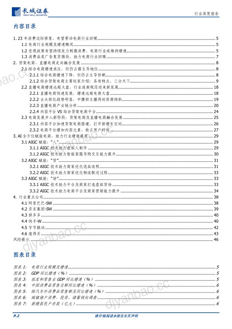 电商零售行业:AI赋能打造电商引擎模式迭代助力长期成长-231019(47页) 第2页