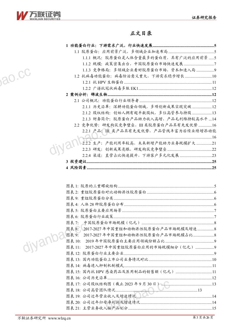 美容护理行业深度报告：功能蛋白下游需求广泛行业先驱锦波生物高速成长-231229（26页） 第3页