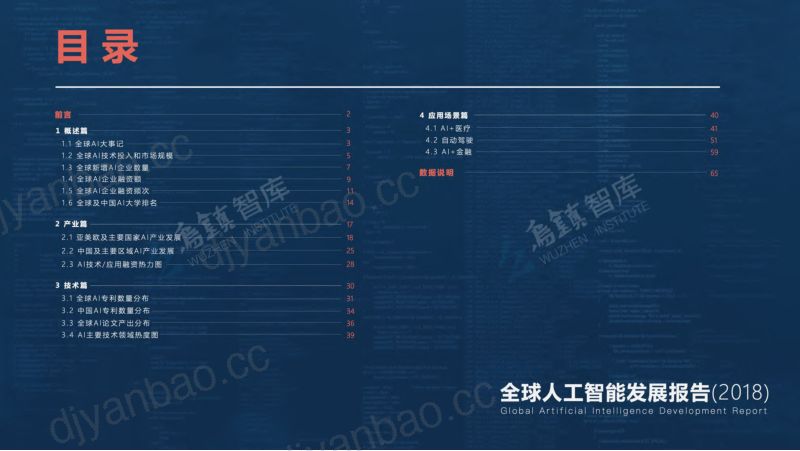 乌镇智库:2018年全球人工智能发展报告(69页) 第2页