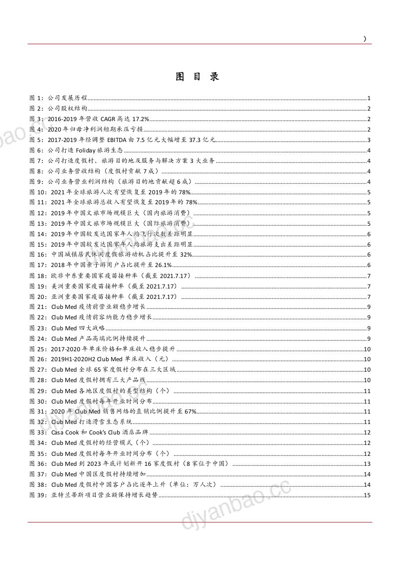 2021年复星旅游文化公司度假村业务与休闲旅游市场研究报告（31页） 第3页
