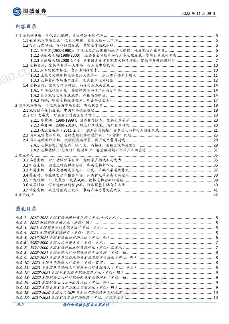 宠物行业:千亿级别蓝海国产替代加速-221109(43页) 第2页
