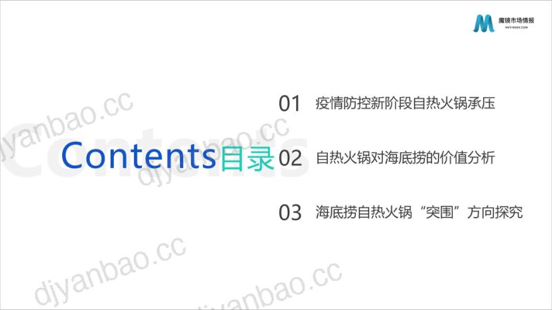魔镜市场情报:海底捞2022年1-11月市场分析报告(20页) 第3页