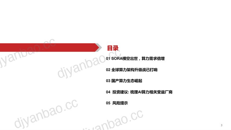 AIGC行业深度报告（12）：Sora算力倍增国产架构+生态崛起-240219（47页） 第3页