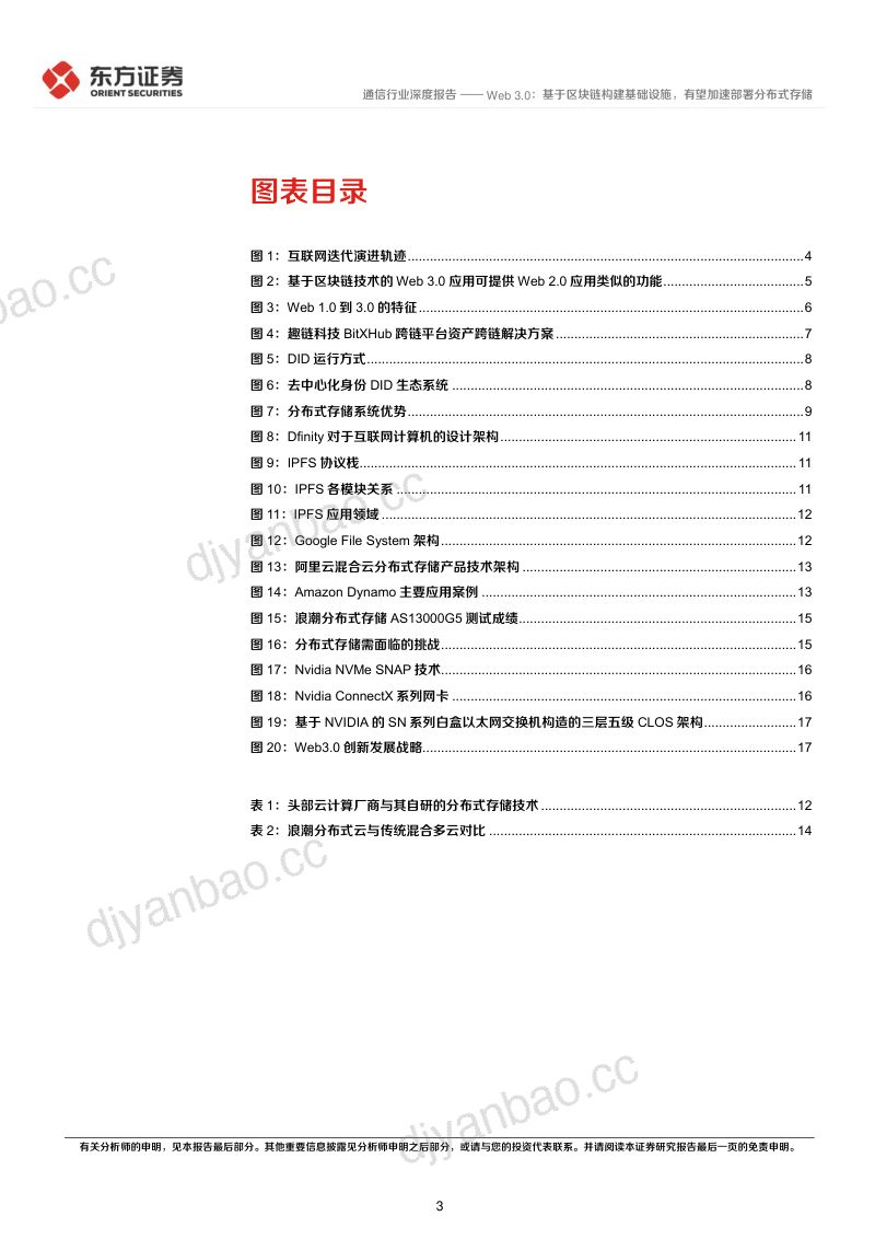 通信行业区块链系列报告八:Web 3.0基于区块链构建基础设施有望加速部署分布式存储-220523(20页) 第3页
