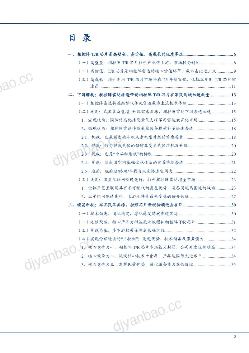 2022年相控阵TR芯片及下游相控阵雷达增量市场空间研究报告(37页) 第2页