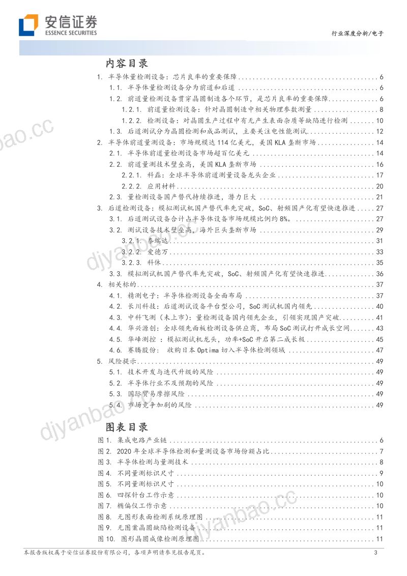 电子行业深度分析:芯片良率的重要保障量检测设备国产替代潜力大-221212(51页) 第3页