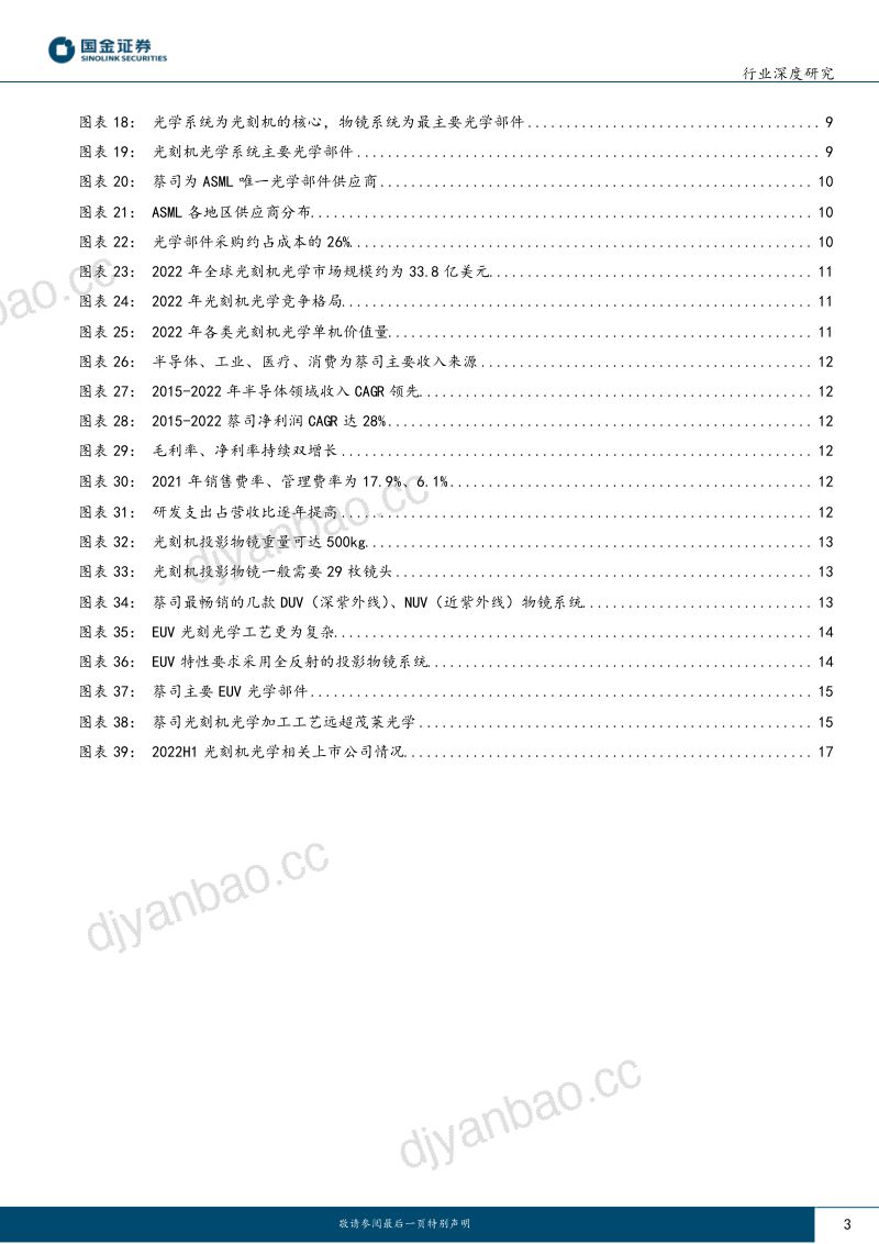 电子行业深度研究:光刻机光学国产之路道阻且长“中国蔡司”未来可期-230418(20页) 第3页