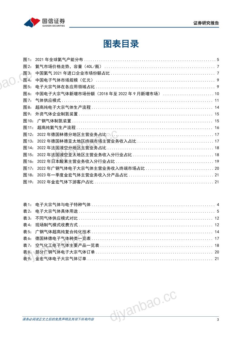 电子大宗气体行业专题：国产替代进程加速看好业务长期稳定性与客户黏性-230719（24页） 第3页