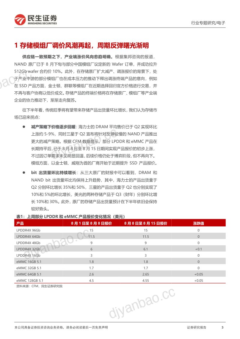 存储器行业专题研究:他山之石探析模组厂的成长路径-230903(24页) 第3页
