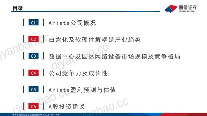 【国信通信·行业专题】Arista：交换机新锐引领软硬件解耦趋势-231016（56页） 第3页