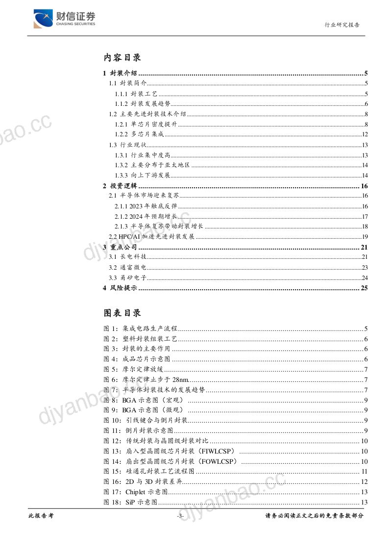 半导体行业深度：市场回暖叠加HPC题材刺激封装迎投资机遇-240201（26页） 第3页