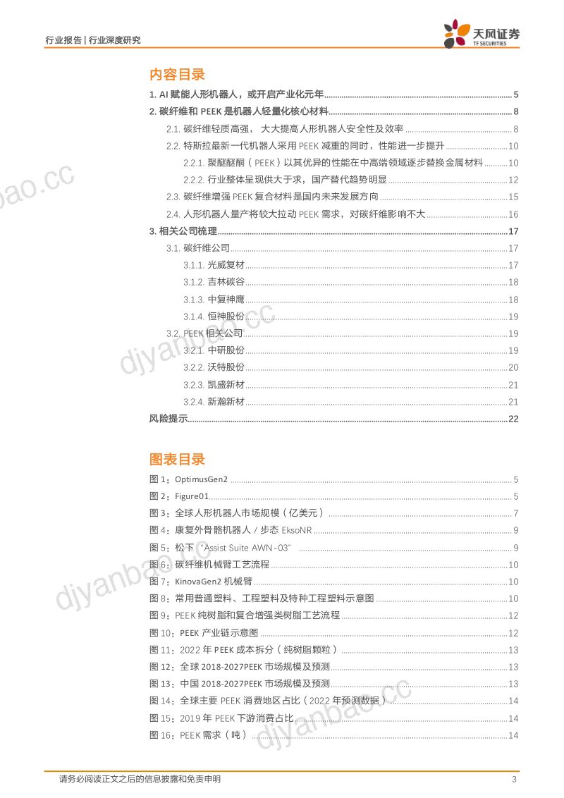 非金属新材料行业：AI赋能人形机器人PEEK及碳纤维或迎新增长极-240416（23页） 第3页