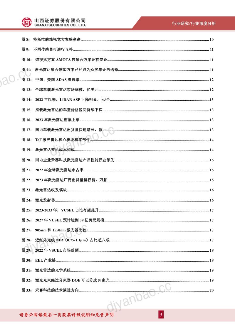电子行业激光雷达深度报告:产业化加速国产供应链迎来投资机遇-240418(26页) 第3页
