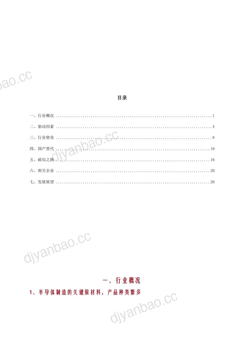 2024电子特气行业驱动因素、国产替代、相关企业及发展展望分析报告（28页） 第2页