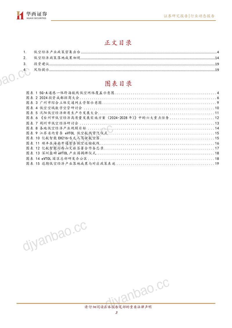 计算机行业跟踪:低空落地加速产业规划初见成效-240619(21页) 第3页
