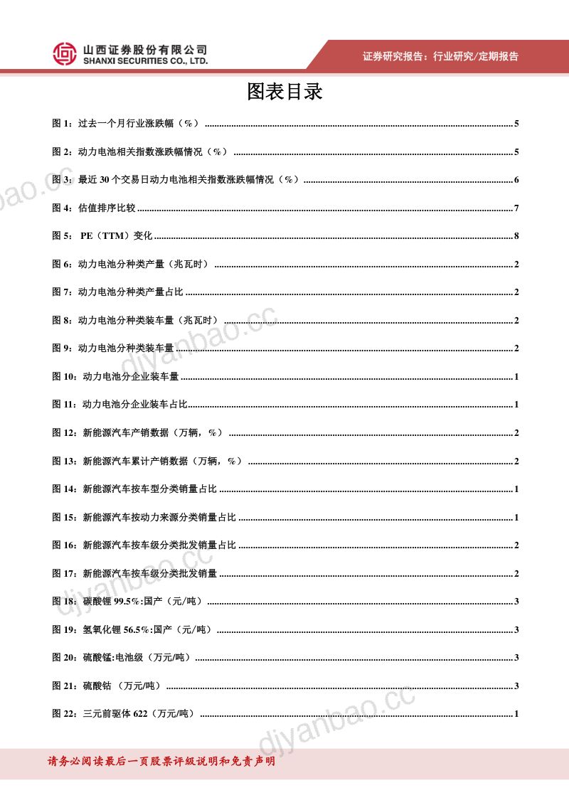 新能源汽车行业动力电池数据跟踪:磷酸铁锂产量增幅较大锂价格大幅增长-220301(17页) 第3页