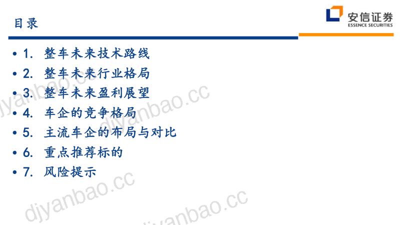 汽车整车行业投资策略:技术路线、格局、盈利、竞争、车企-220905(116页) 第2页