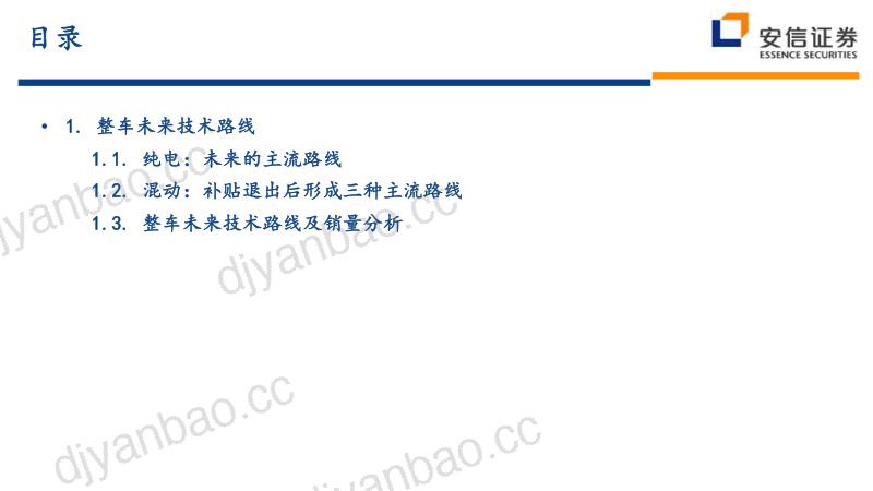汽车整车行业投资策略:技术路线、格局、盈利、竞争、车企-220905(116页) 第3页