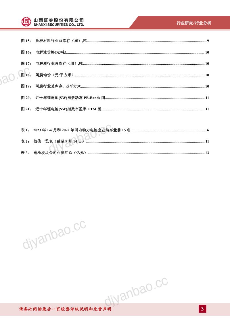 锂电行业中报总结:上半年行业增速收窄中游电池格局稳定上游原材料价格仍有下降空间-230917(17页) 第3页