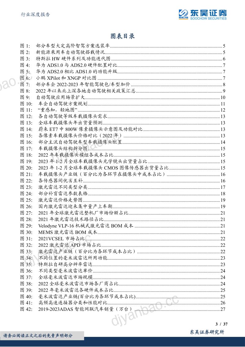 电子行业深度报告：华为赋能自动驾驶国内智驾产业发展加速-231108（37页） 第3页