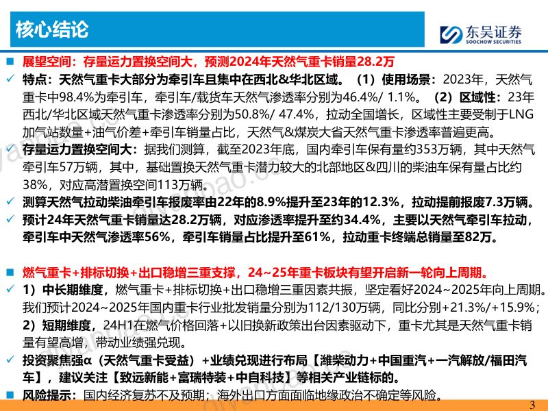 汽车与零部件行业燃气重卡专题:看好天然气结构催化行业向上【勘误版】-240307(45页) 第3页