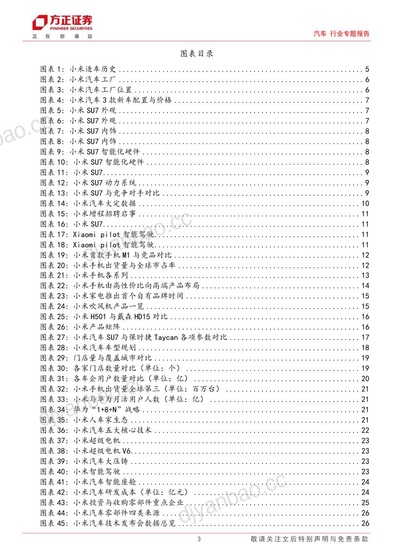 汽车行业专题报告:小米造车分析复盘生态共赢模式可期-240413(39页) 第3页