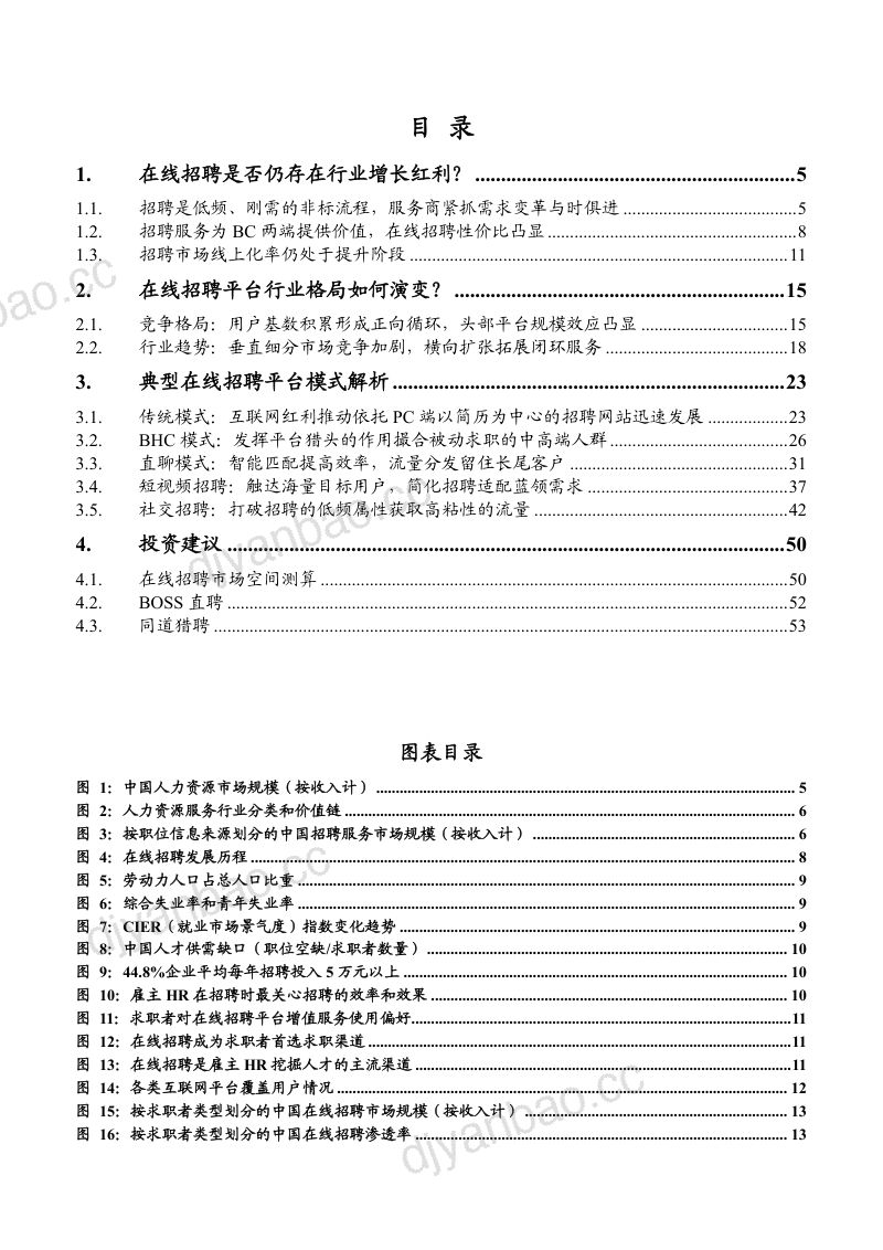 2023在线招聘平台行业竞争格局及典型在线招聘平台模式解析报告(54页) 第2页