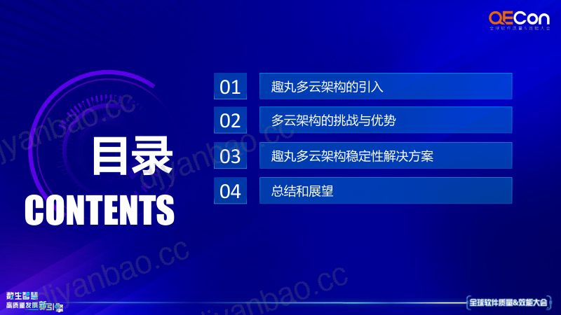 A2--朱少华--趣丸科技多云架构下稳定性保障 第3页