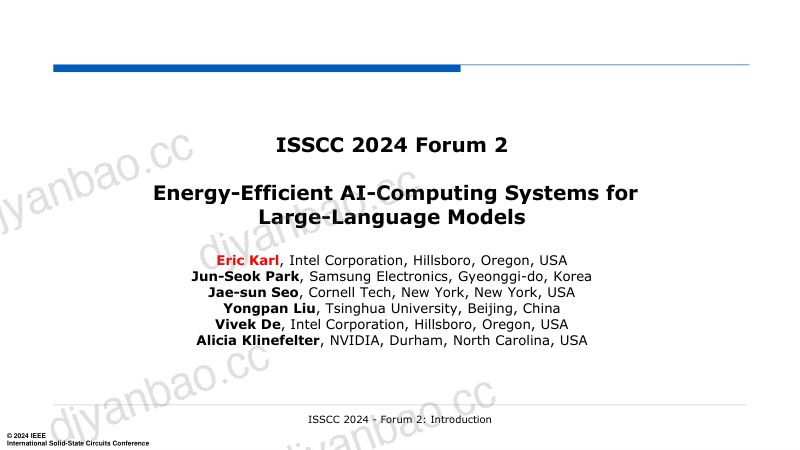 F2 - Energy-Efficient AI-Computing Systems for Large-Language Models 第2页