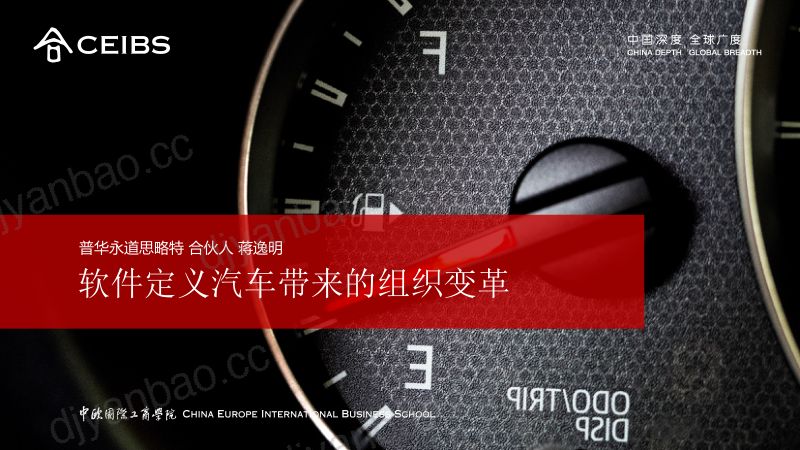 蒋逸明_普华永道-软件定义汽车带来的组织变革 第2页