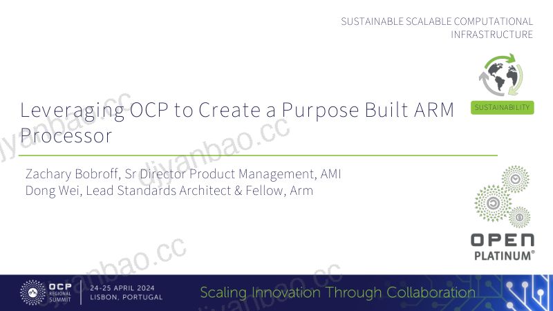 Leveraging OCP to Create a Purpose Built ARM Processor 第2页