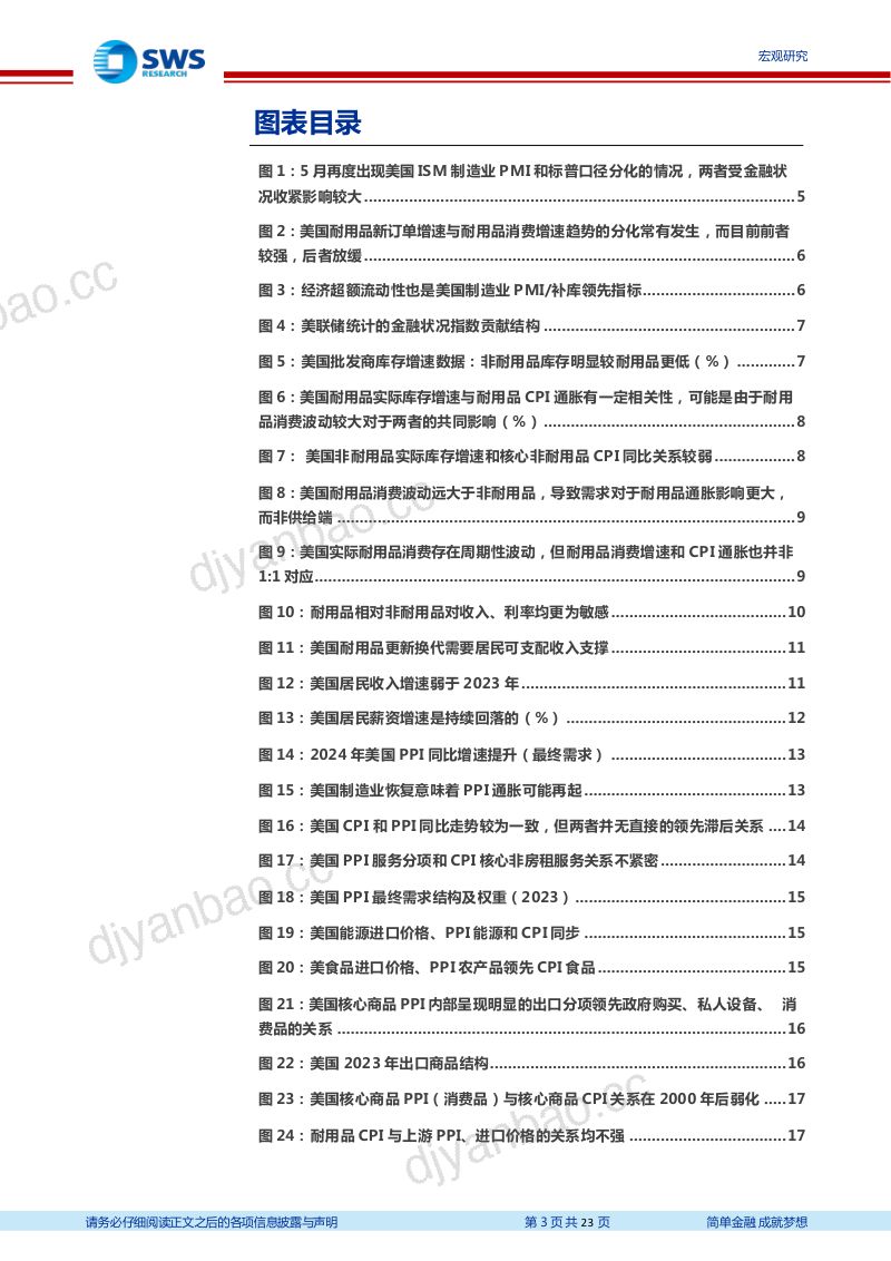 美国CPI通胀框架更新及展望：探赜索隐美国通胀前景的起伏（上）-240606（23页） 第3页
