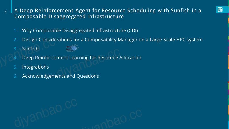 会议8_Sunfish 和 HPC 工作负载管理器的集成深度强化学习代理可组合分解资源调度 第3页