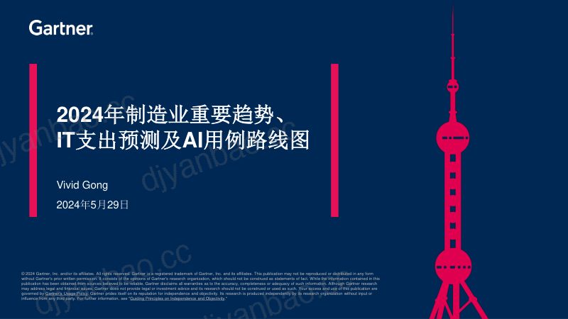 制造业2024：行业趋势、IT支出和AI用例路线图 第2页