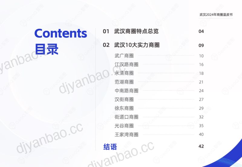 GeoQ智图:武汉2024年商圈蓝皮书(46页) 第3页