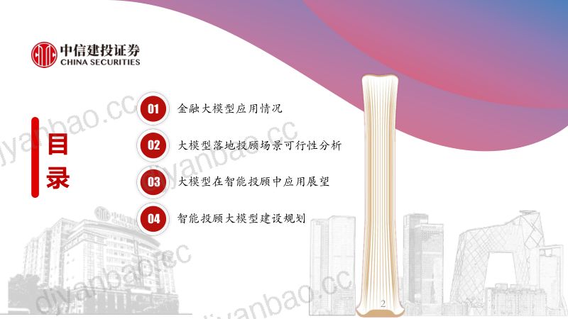中信建投-大模型在智能投顾中应用展望 第2页