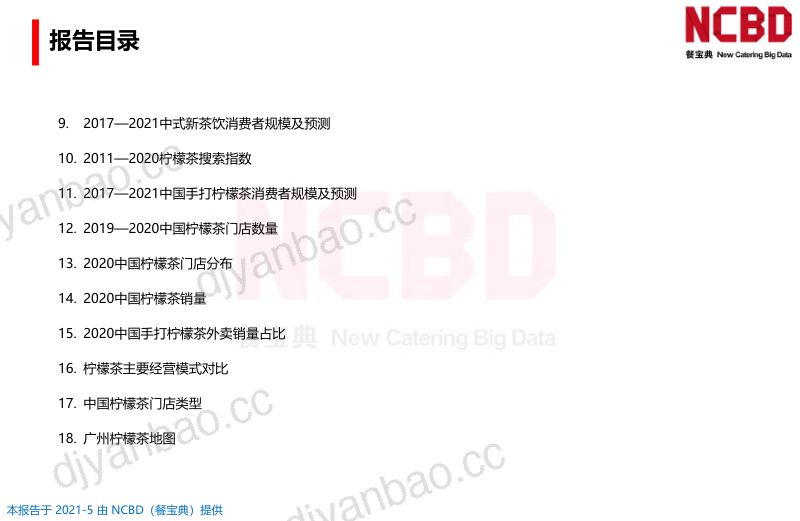 餐宝典:2021柠檬茶行业发展白皮书(107页) 第3页