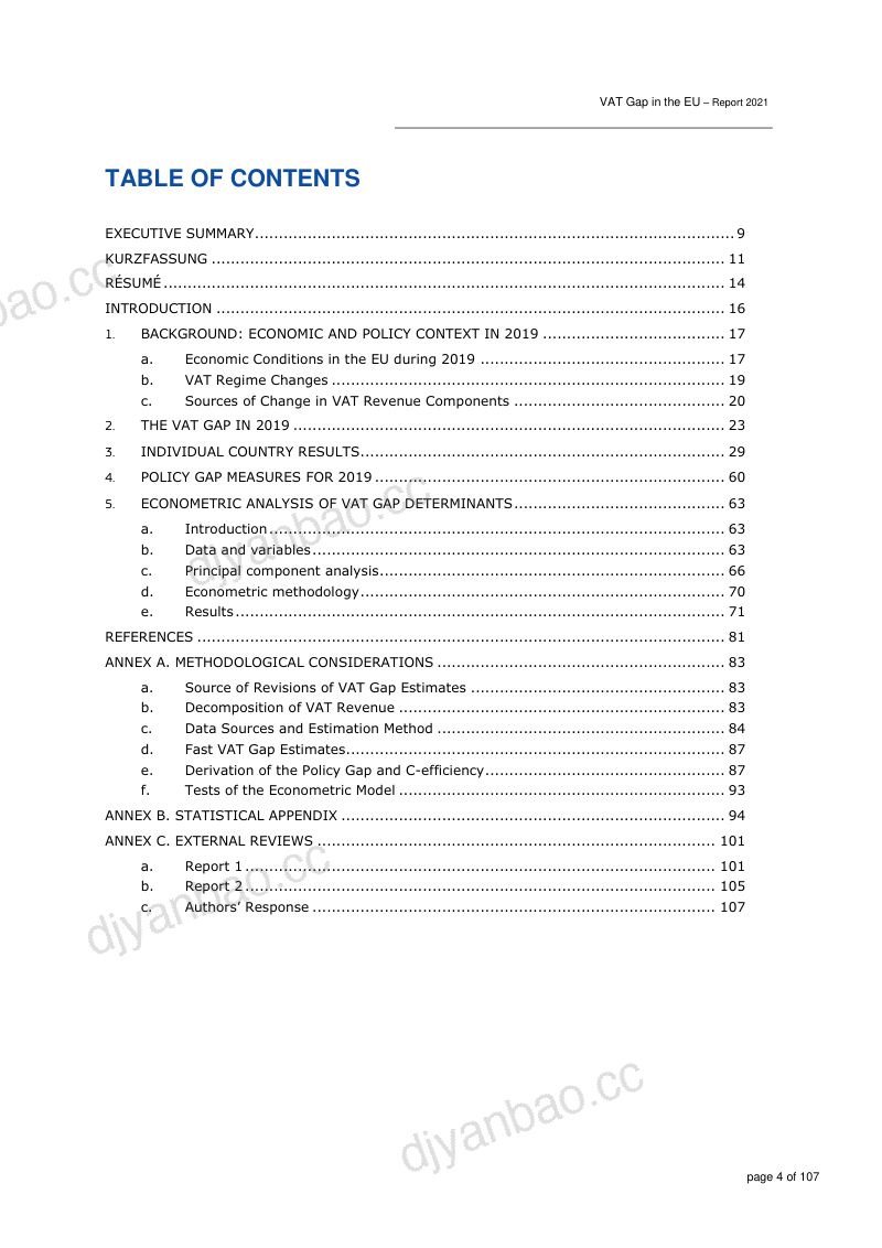 波兰经济社会研究中心：欧盟的增值税差距报告2021（英文版）（107页） 第3页