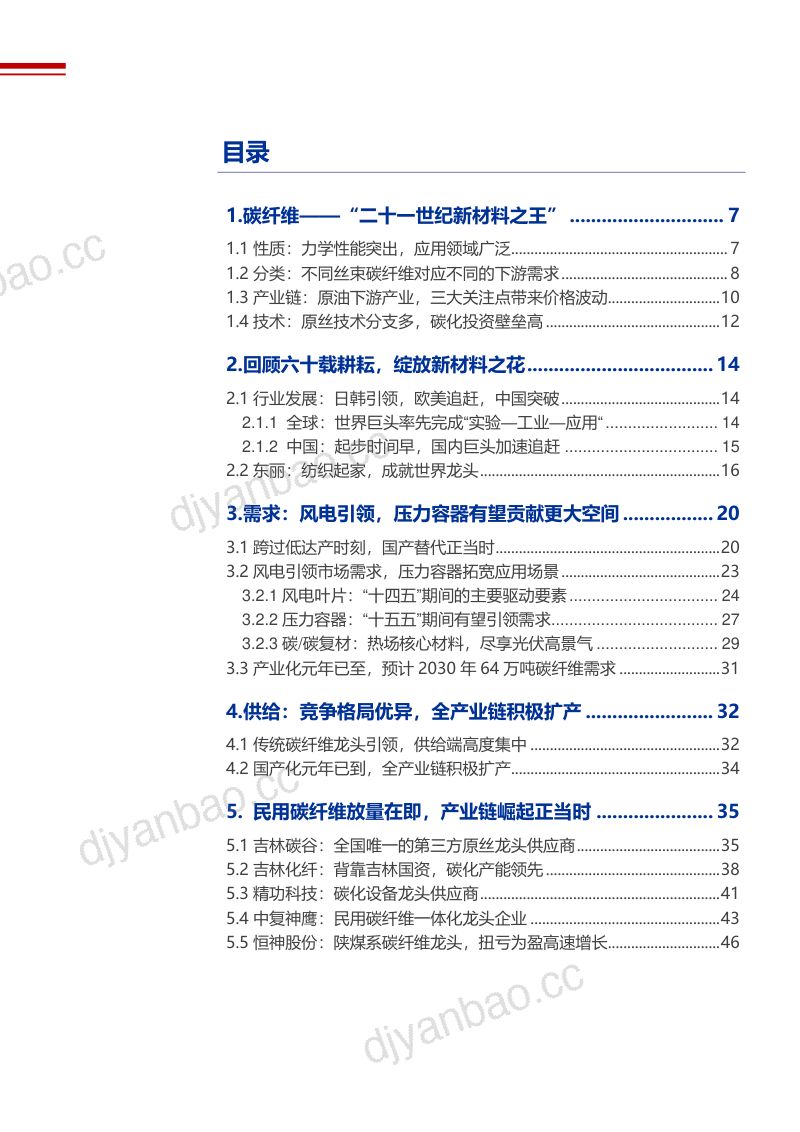 2022年民用碳纤维行业发展现状及市场供需研究报告（48页） 第2页