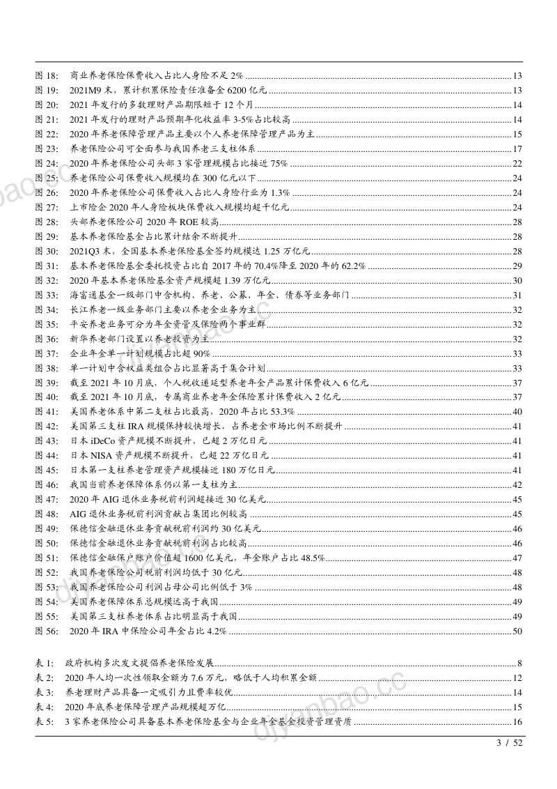 2022年我国养老保险行业发展机遇及市场格局研究报告(50页) 第3页