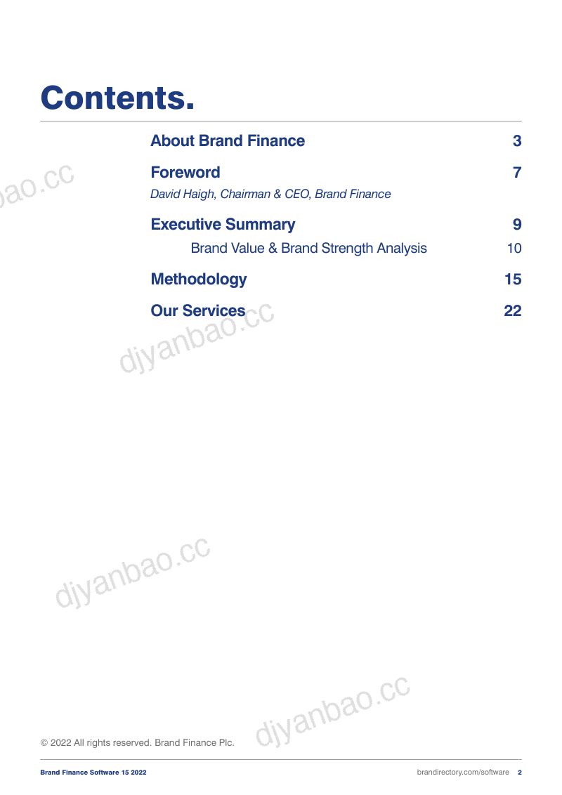 Brand Finance:2022年全球软件品牌价值15强年度报告(英文版)(28页) 第2页