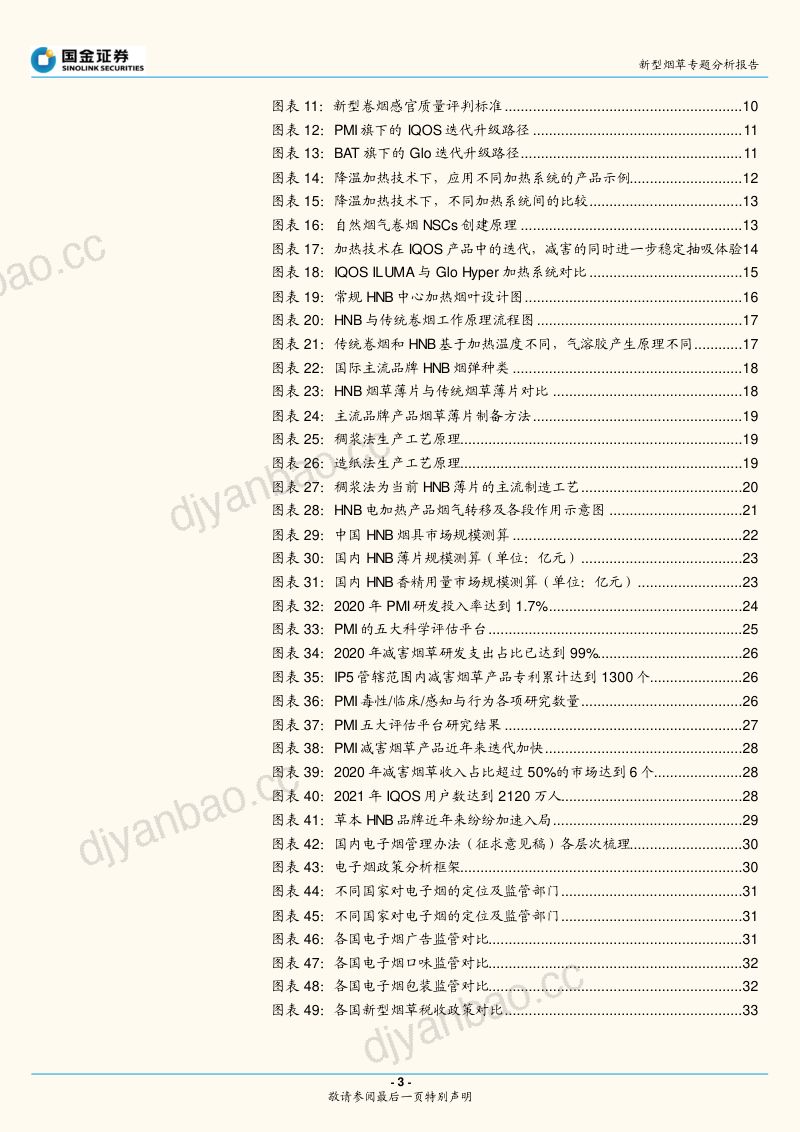 新型烟草行业专题研究报告：“一支烟”视角解构HNB产品内驱为核政策规范踔厉前行-20220221（36页） 第3页